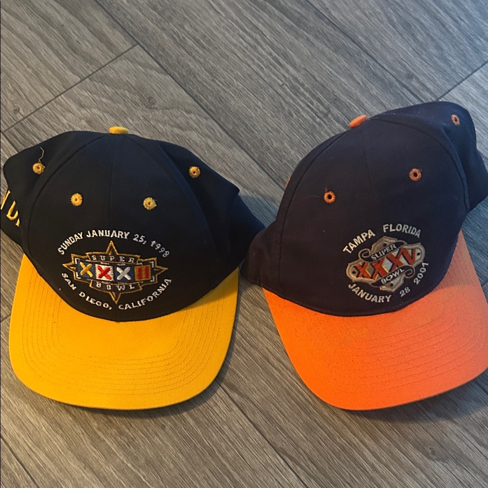 Super Bowl Embroidered Caps